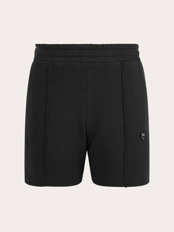 KnowledgeCotton Apparel - WMN Sweat shorts Shorts 1300 Black Jet